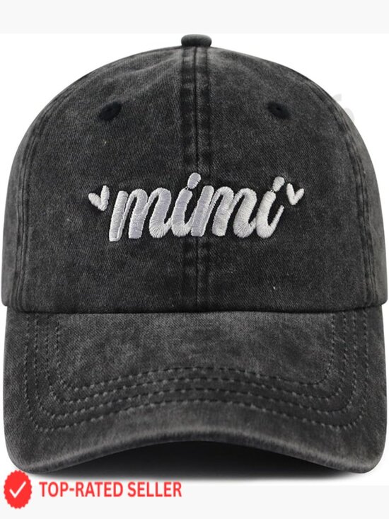 Adjustable Embroidered Letter Print Baseball Cap Unisex Classic Cotton Dad Hat main image 6